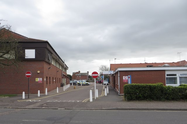 Clacton Hospital: Freeland Road entrance