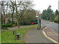 TQ1190 : Waxwell Lane bus stop on Uxbridge Road by Robin Webster