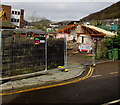 Fenced-off site, Station Street, Porth