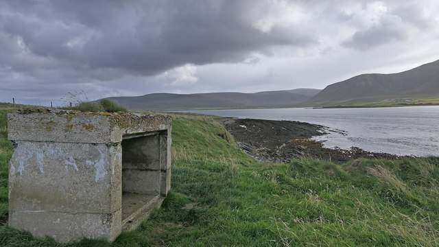 Structure on the west coast of Graemsay, Orkney