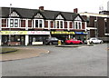 Three shops at the eastern end of Cromwell Road, Newport