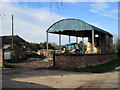 Dutch barn at Spout Farm