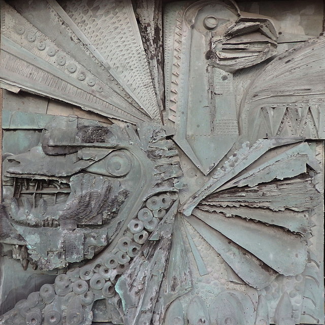 Sculpture "St John & St Mark", Liverpool Metropolitan Cathedral