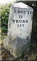 Old Milestone by the A394, west of Trelill Farm