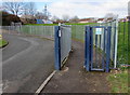 Path into a primary school, St Mellons, Cardiff