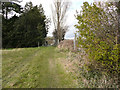 Footpath approaching Fell Cottage, Hoylandswaine