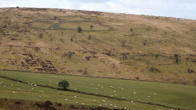 Corringdon Ball prehistoric enclosed... © Sandy Gerrard :: Geograph ...