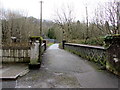 Across a bridge over the Rhondda River, Treorchy