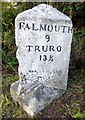 Old Milestone by the A394, Wheal Lovell Farm