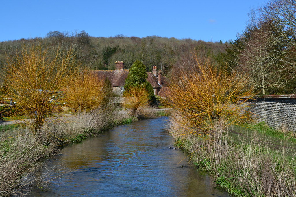 River Lavant at West Dean © David Martin Geograph Britain and Ireland