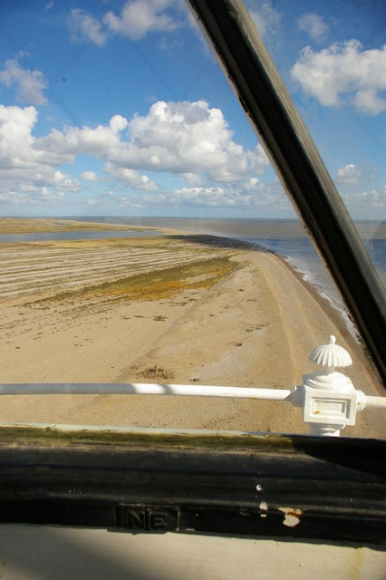 Orford Ness: view north-east from the lighthouse