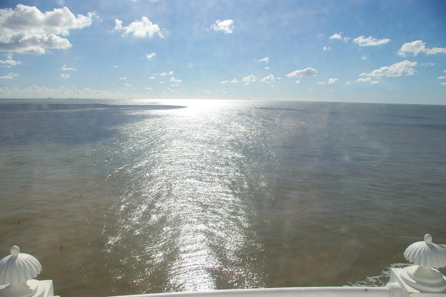 View seawards from Orford Ness lighthouse