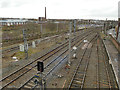 Railway tracks north-west of Victoria Viaduct