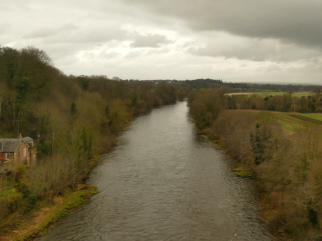 The river Eden at Wetheral © Stephen Craven :: Geograph Britain and Ireland