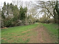 Track alongside the Glen Brook, Little Bytham