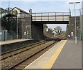 Road bridge at the NW end of Tirphil station