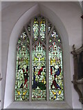 ST7693 : Stained glass window, St Mary, Wotton under Edge, Glos by Alf Beard
