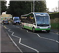 X43 bus to Brecon on the A40, Abergavenny 