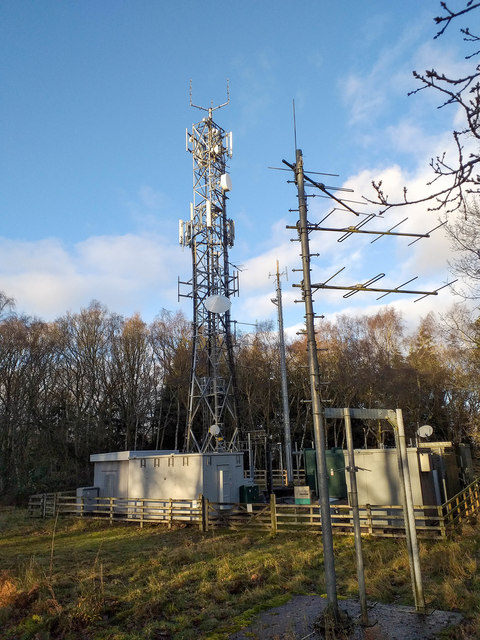 Mobile Phone Mast near Whitcliffe