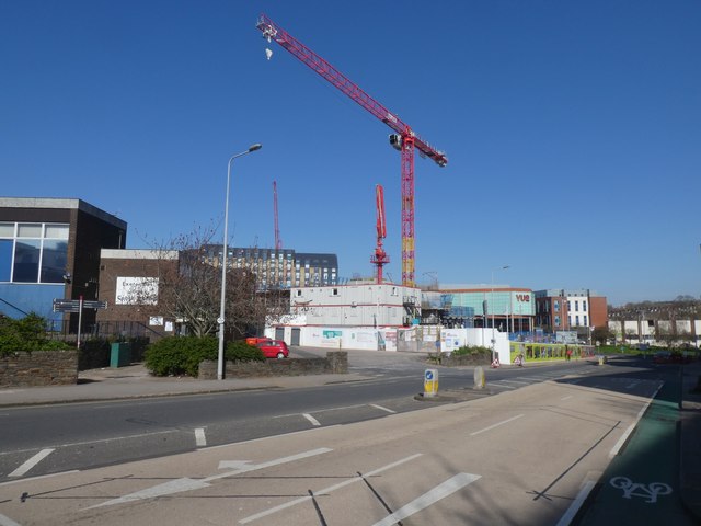 Construction site, central Exeter
