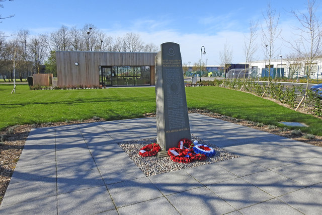115 Squadron memorial at ex RAF Witchford