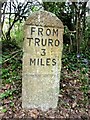 Old Milestone by Old Truro Road, south of Burnetts