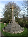 ST4066 : All Saints church cross by Neil Owen