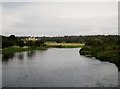 NT7233 : Confluence  of  the  Rivers  Tweed  and  Teviot  from  Kelso  Bridge by Martin Dawes