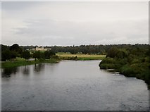 NT7233 : Confluence  of  the  Rivers  Tweed  and  Teviot  from  Kelso  Bridge by Martin Dawes