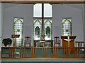 NY8464 : Haydon Bridge Methodist Church - sanctuary by Stephen Craven