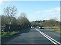 A38 Roman Way at railway bridge