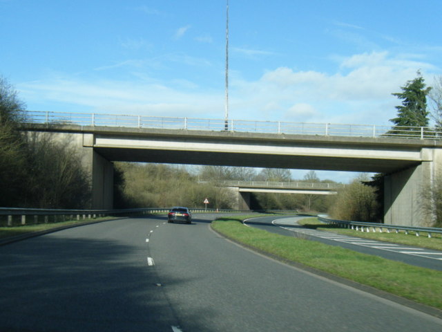 A38 passing under the A4133