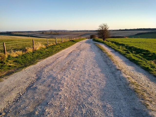 Byway to Rockley, near Marlborough, Wiltshire