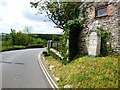 Old Milestone by the unclassified road at Malpas Point