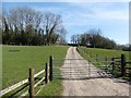 Farm track on Woodhouse Hill