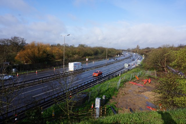 M4 From Datchet Road Near Slough © Ian S :: Geograph Britain And Ireland