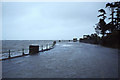 The flooded coast road at Egypt Point, Cowes