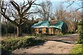 Disused barn by Stream Lane