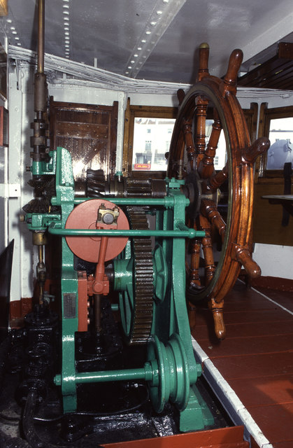 Steam Tug Cervia - Wheel house