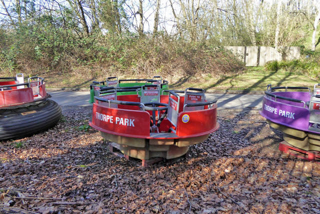 Cars from Rumba Rapids ride, Thorpe Park © Robin Webster cc-by-sa/2.0 ...