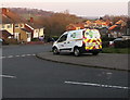 Network Rail van, Magnolia Close, Malpas, Newport