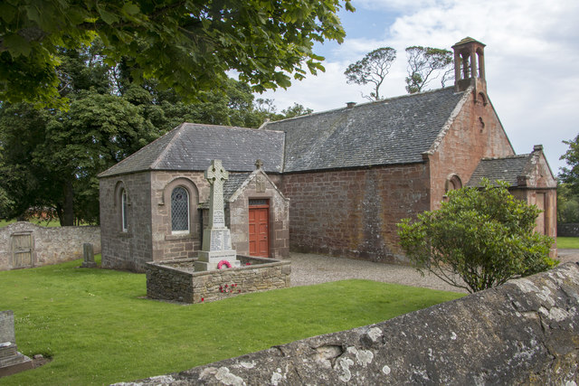 The former Lunan Parish Church