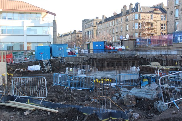 Construction Site, Dundee Street, Edinburgh