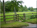 Kissing Gate to Path across Field at Latimer Park Farm