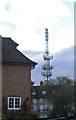 Communication aerial at Golders Green Station