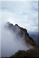 SH6255 : Banner cloud on Crib Goch ridge by Colin Park