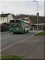 ST3090 : 19E bus ascending Rowan Way, Malpas, Newport by Jaggery