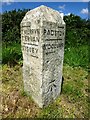 Old Guide Stone by the B3274, south of Pentruse