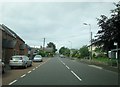 Duns  Road  A6105  heading north  out  of  Greenlaw