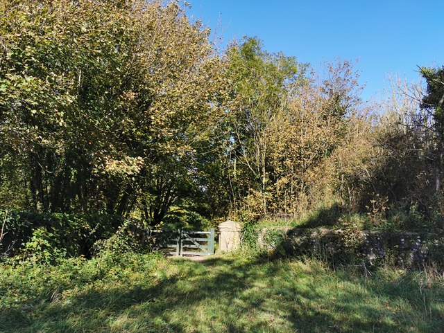 Gate on Footpath near Firle